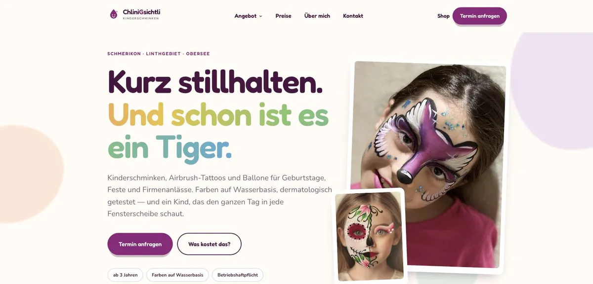 Neue Website ChliniGsichtli