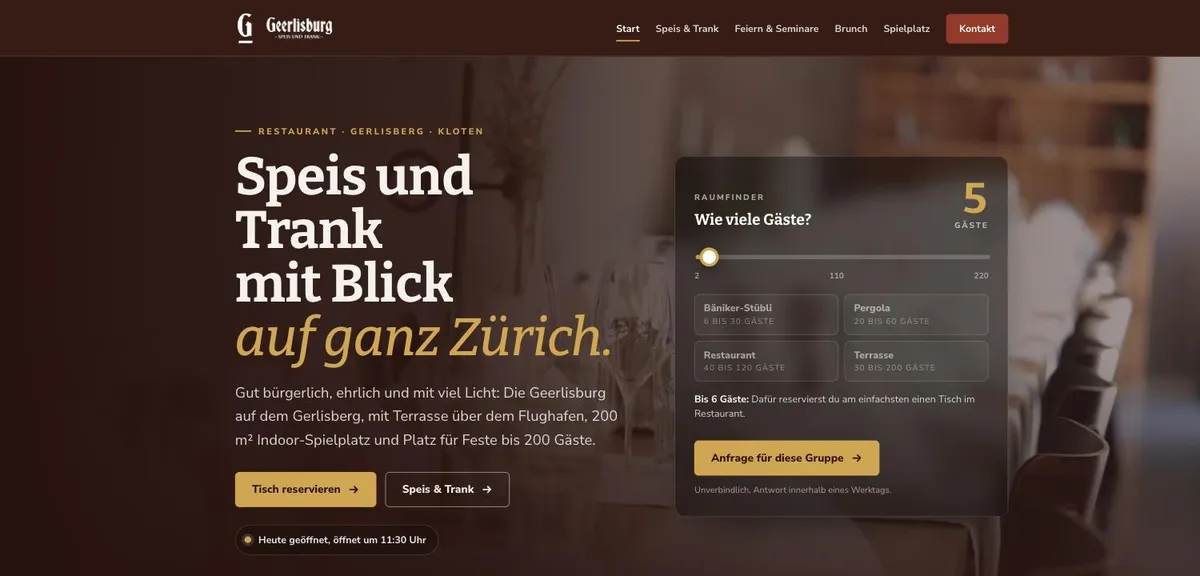 Neue Website Geerlisburg