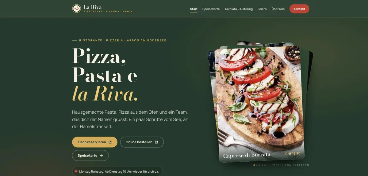Neue Website La Riva