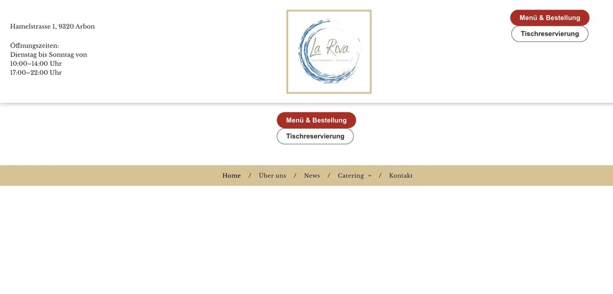 Alte Website La Riva