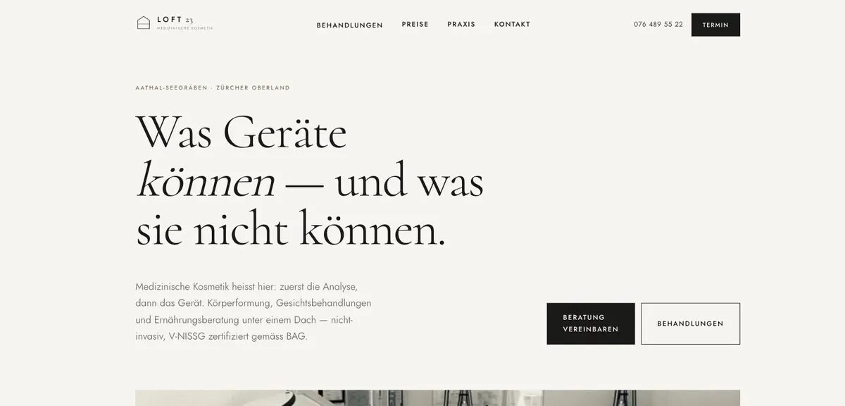 Neue Website Loft 23